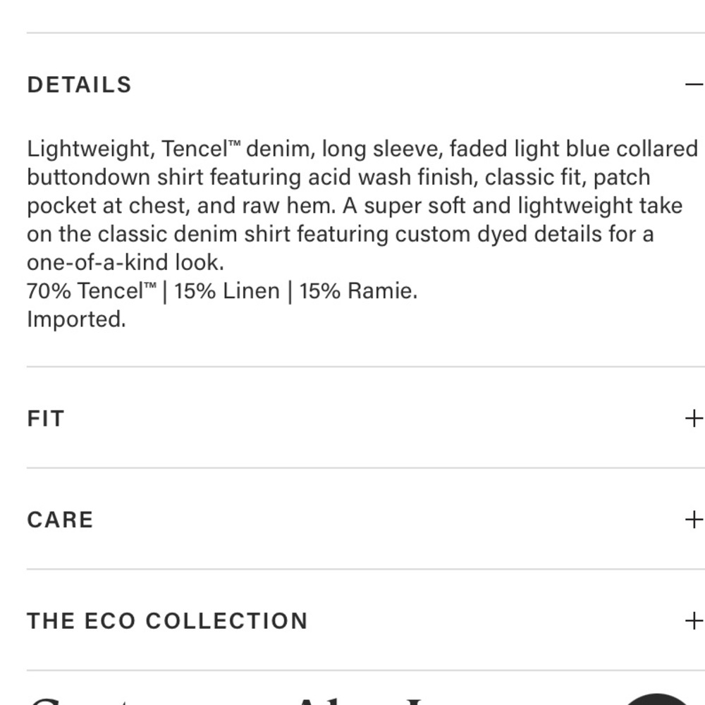 Rails Ingrid Raw Hem Button Down Shirt - image 7